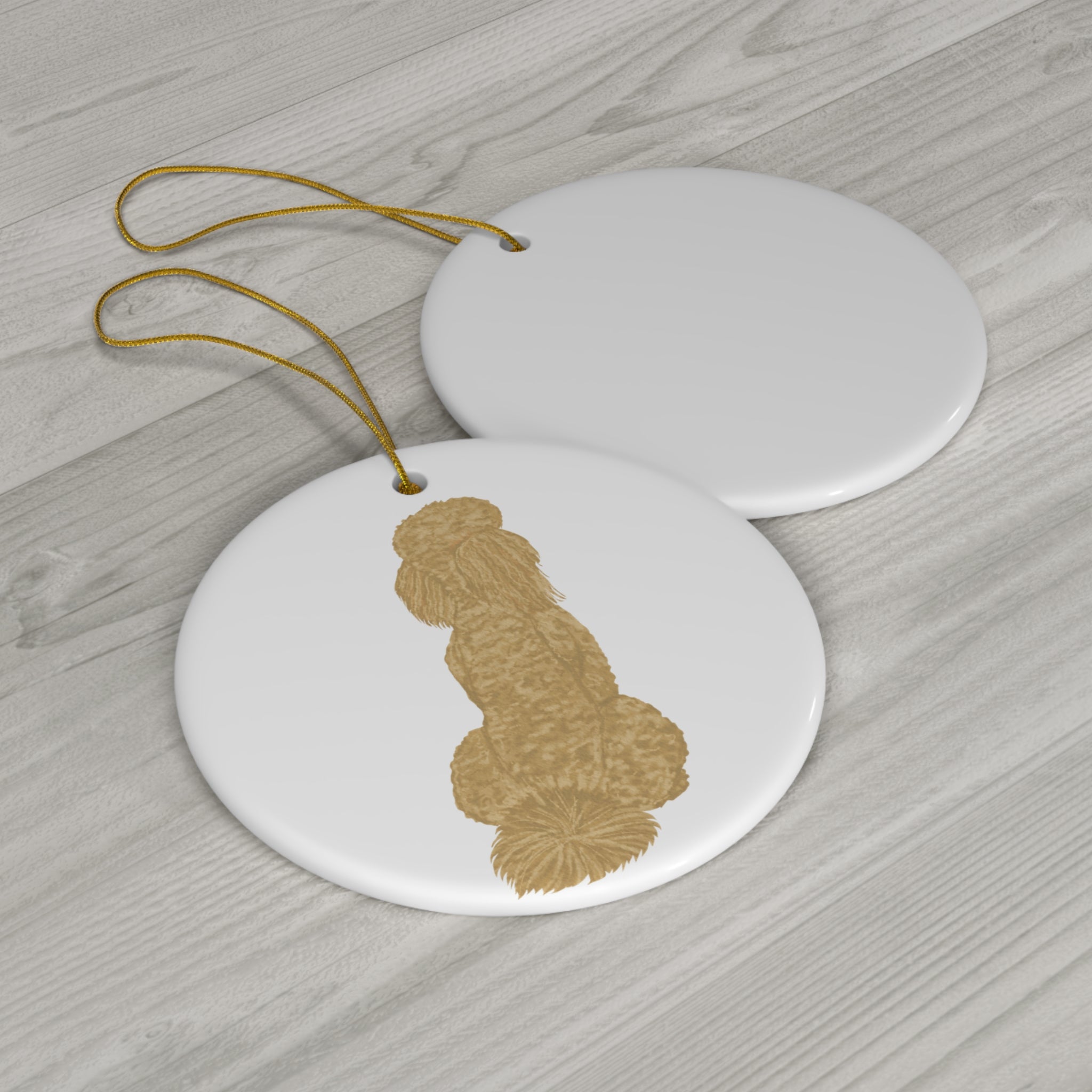 Dog Ceramic Disc Ornament         Item #2732333