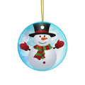Snowman Ceramic Ornament    Item #4910165 - Buckshot's Bargain Barn