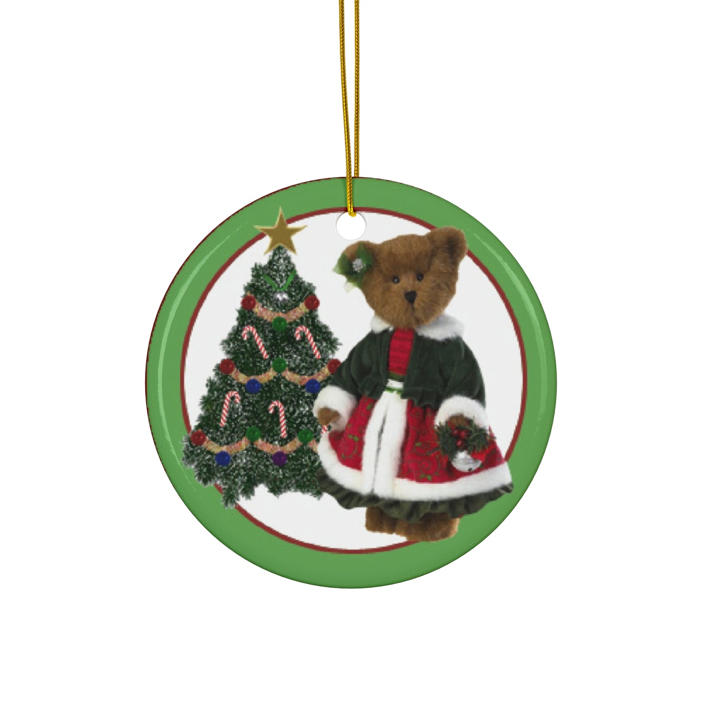 Bear Ceramic Disc Ornament         Item #5279596