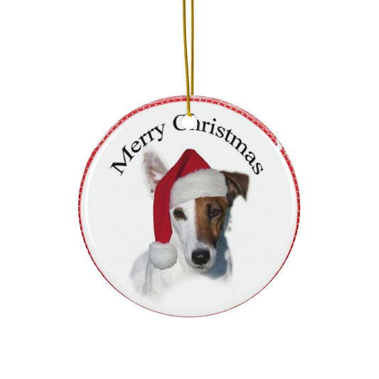 Ceramic Ornament - Merry Christmas Dog     Item #2261147