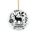 Express Delivery Ceramic Disc Ornament            Item #7821131