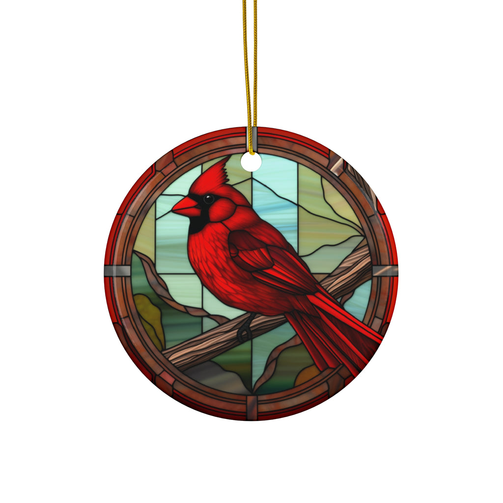 Christmas Cardinal Ceramic Ornament       Item #984889 - Buckshot's Bargain Barn