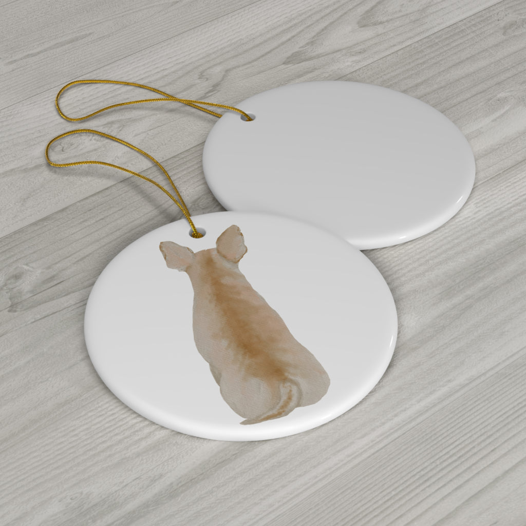 Dog Ceramic Disc Ornament         Item #309513