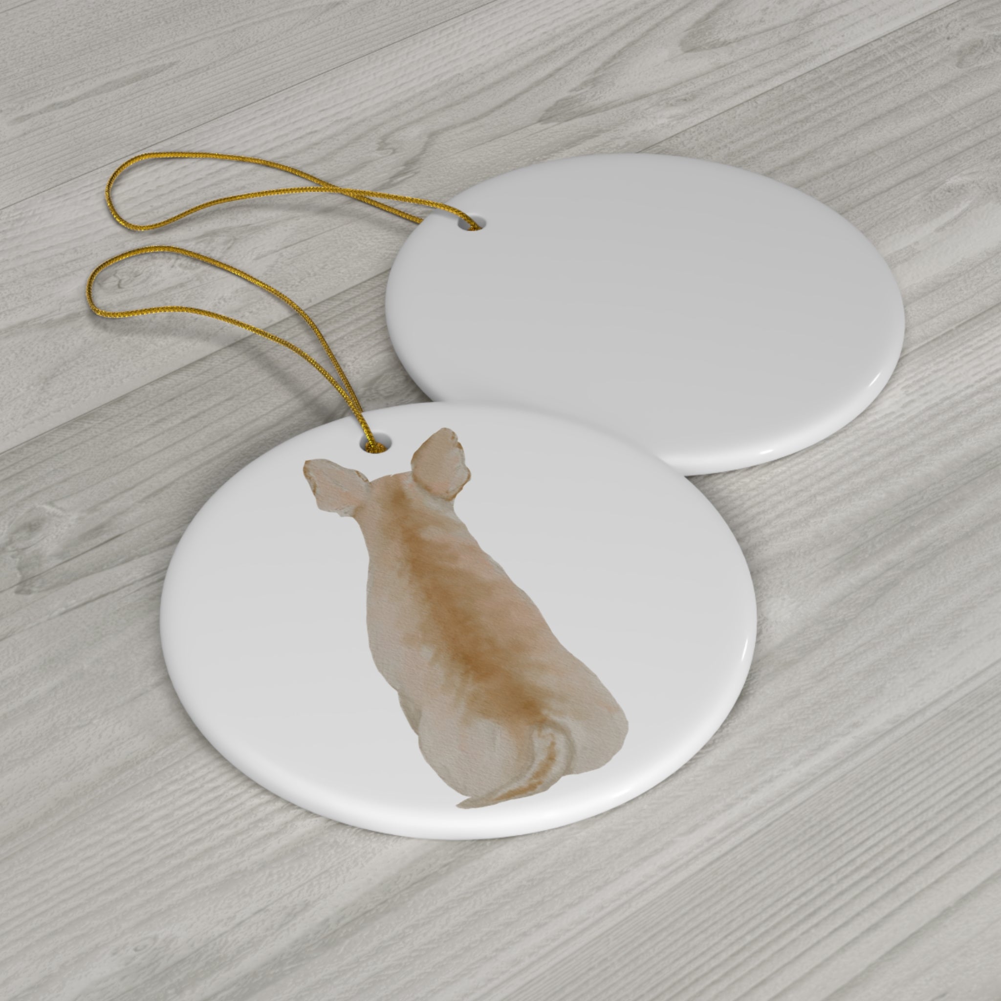 Dog Ceramic Disc Ornament         Item #309513
