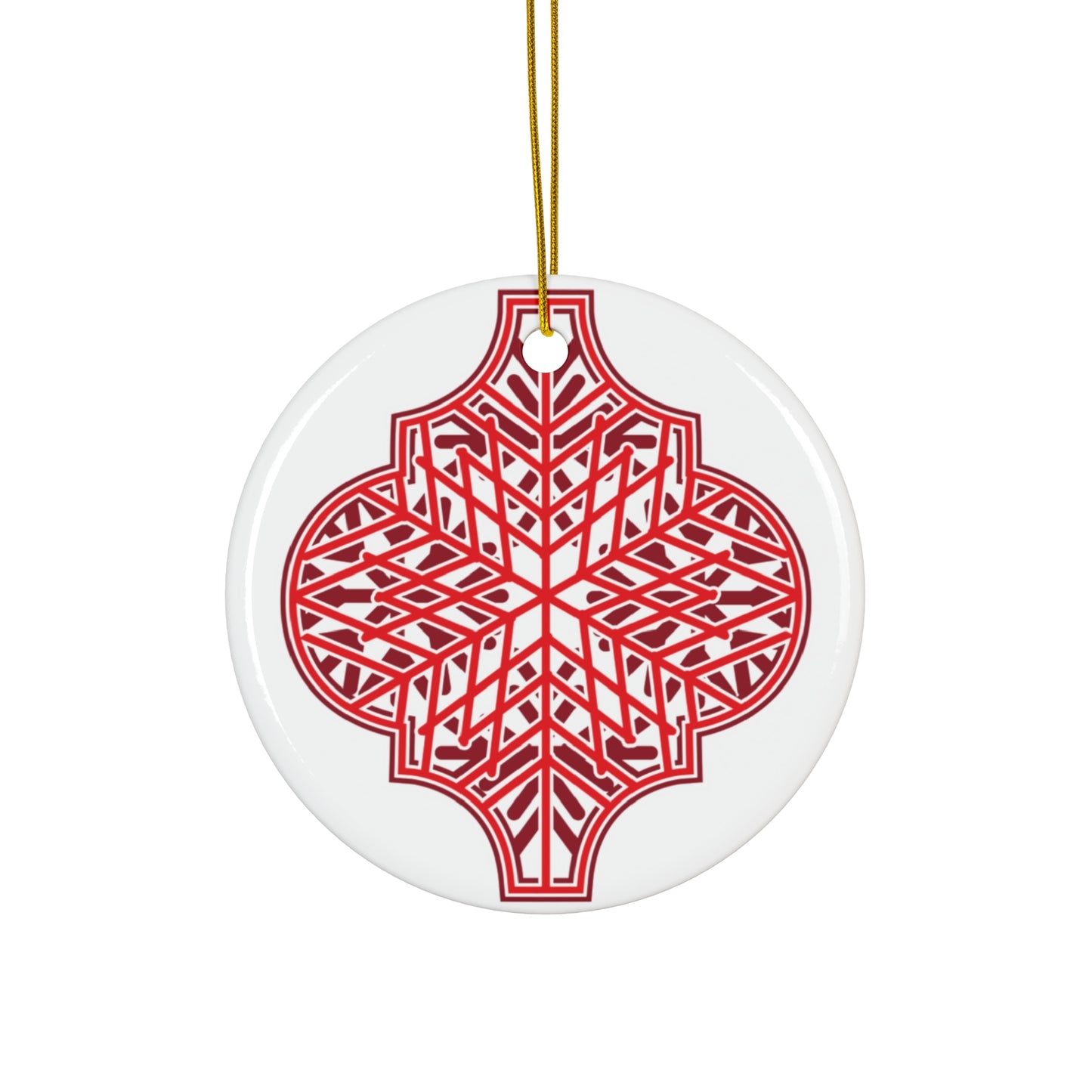 Arabesque Ceramic Disc Ornament       Item #4312548