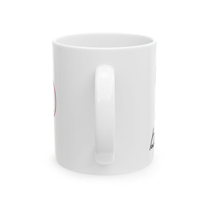 Dogs Before Dudes Ceramic Mug — Cute Paw Print Coffee Cup 11oz   Item #738206
