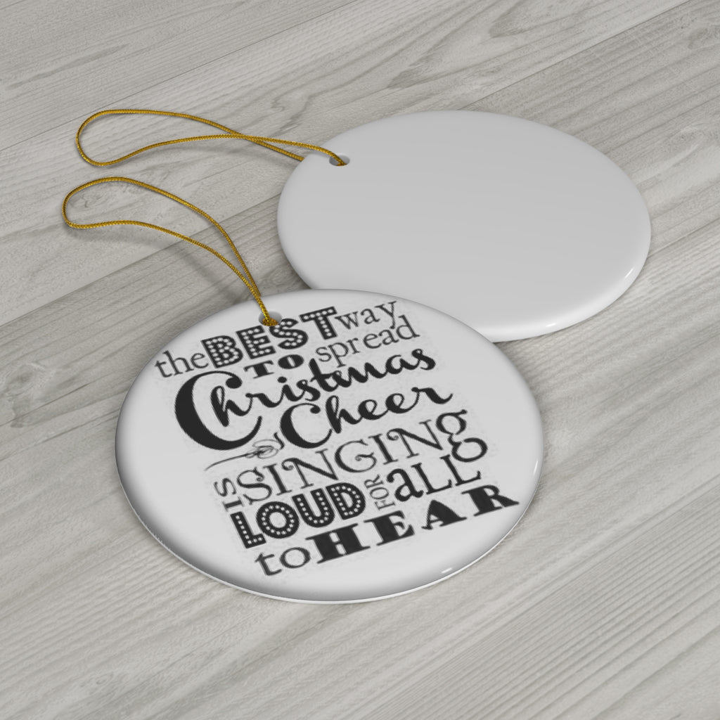 The Best Way To Spread Ceramic Disc Ornament        Item #3376027 - Buckshot's Bargain Barn