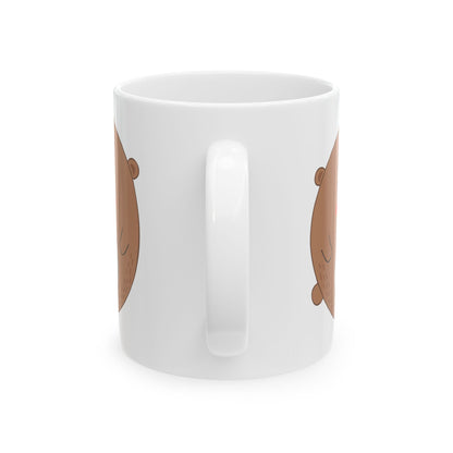 Cute Cartoon Bear Mug – Adorable Kawaii Bear Ceramic Coffee Cup 11oz  Item #803161