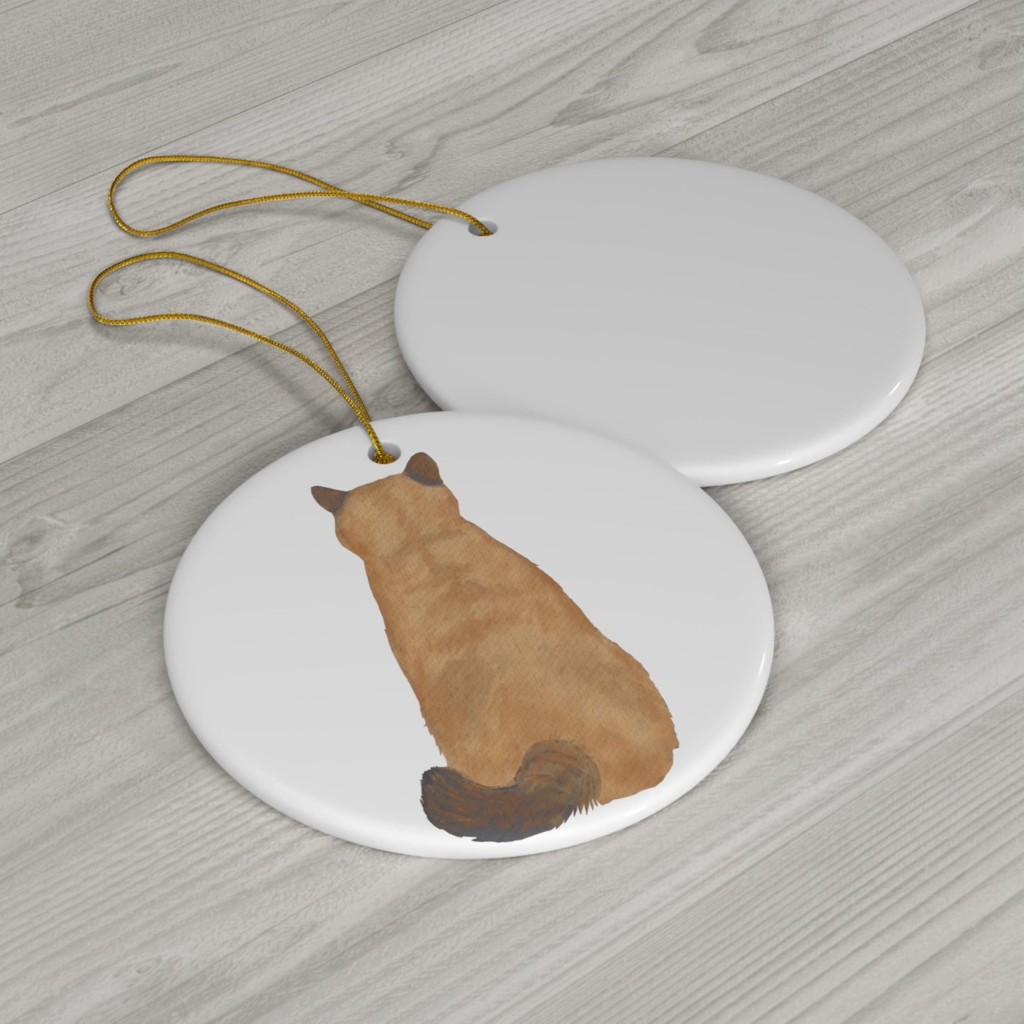 Cat Ceramic Ornament          Item #3022448