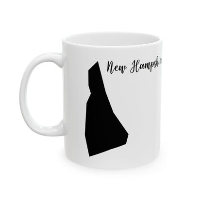 New Hampshire State Silhouette Ceramic Mug – 11oz    Item #48426