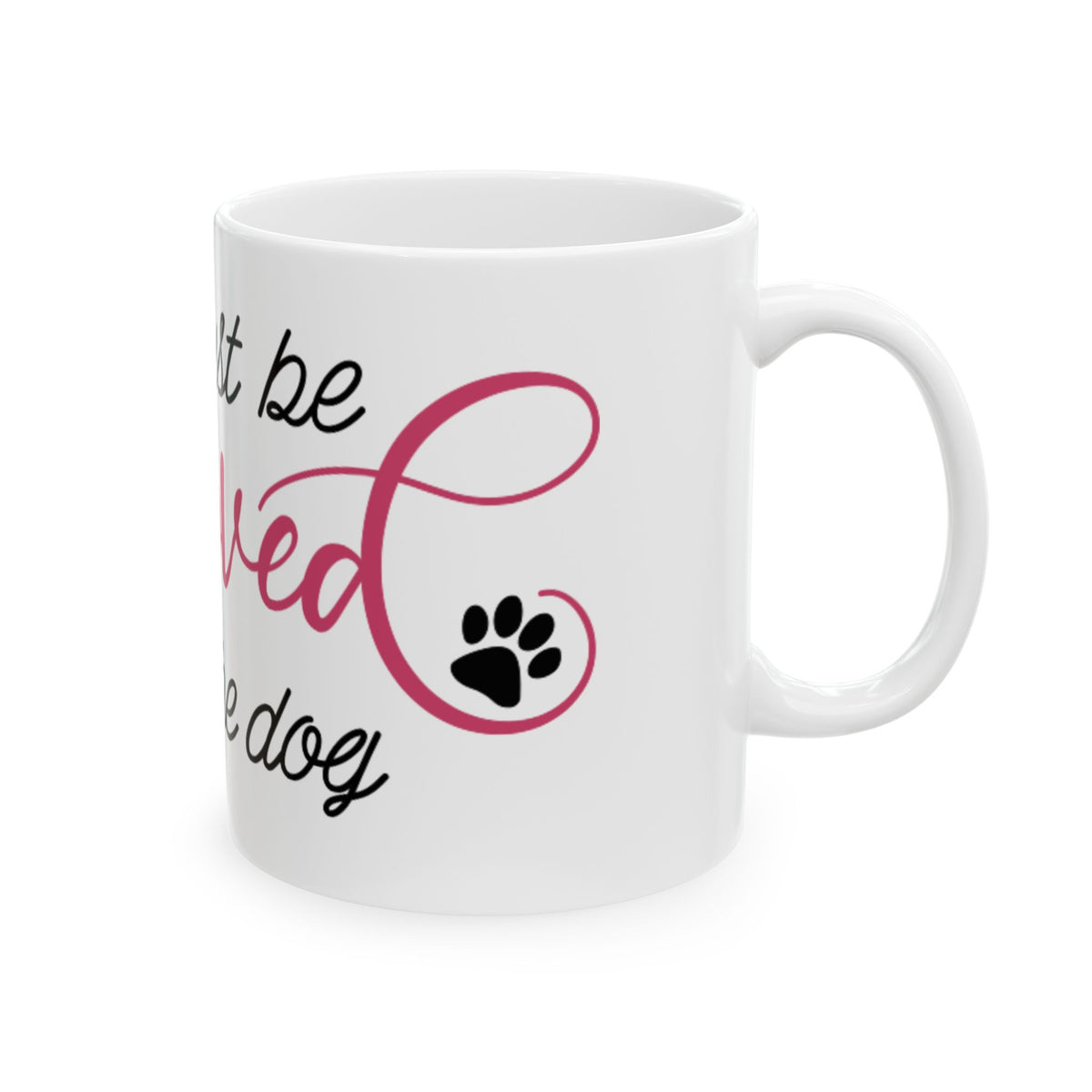 Ceramic Mug - "Visitors Must Be Approved by the Dog" Cute Dog Mom Coffee Mug 11oz    Item #181254