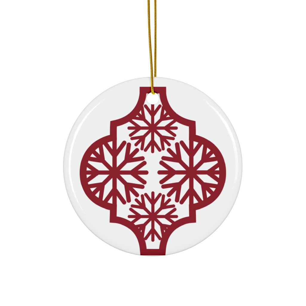 Arabesque Ceramic Disc Ornament       Item #1732551