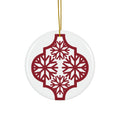 Arabesque Ceramic Disc Ornament       Item #1732551