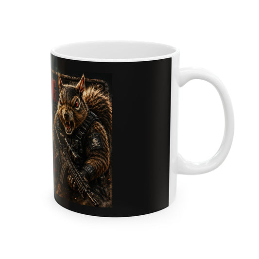 Warning This Property Is Protected By A Highly Trained Squirrel Ceramic Mug 11oz  Item #125630