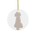 Dog Ceramic Disc Ornament           Item #8055017