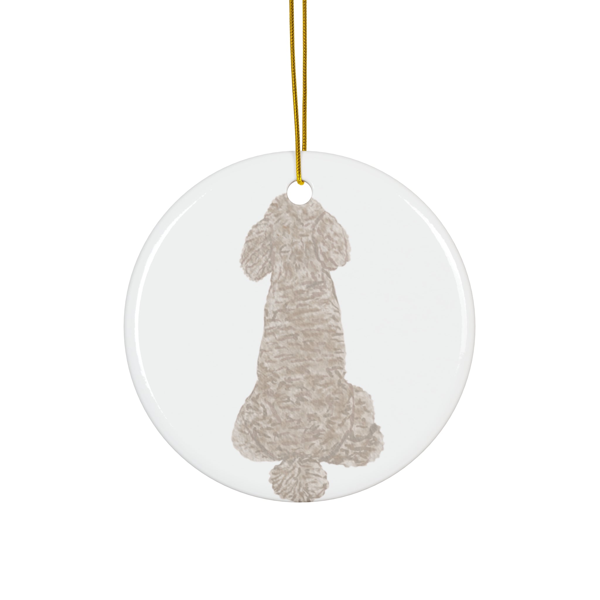 Dog Ceramic Disc Ornament           Item #8055017