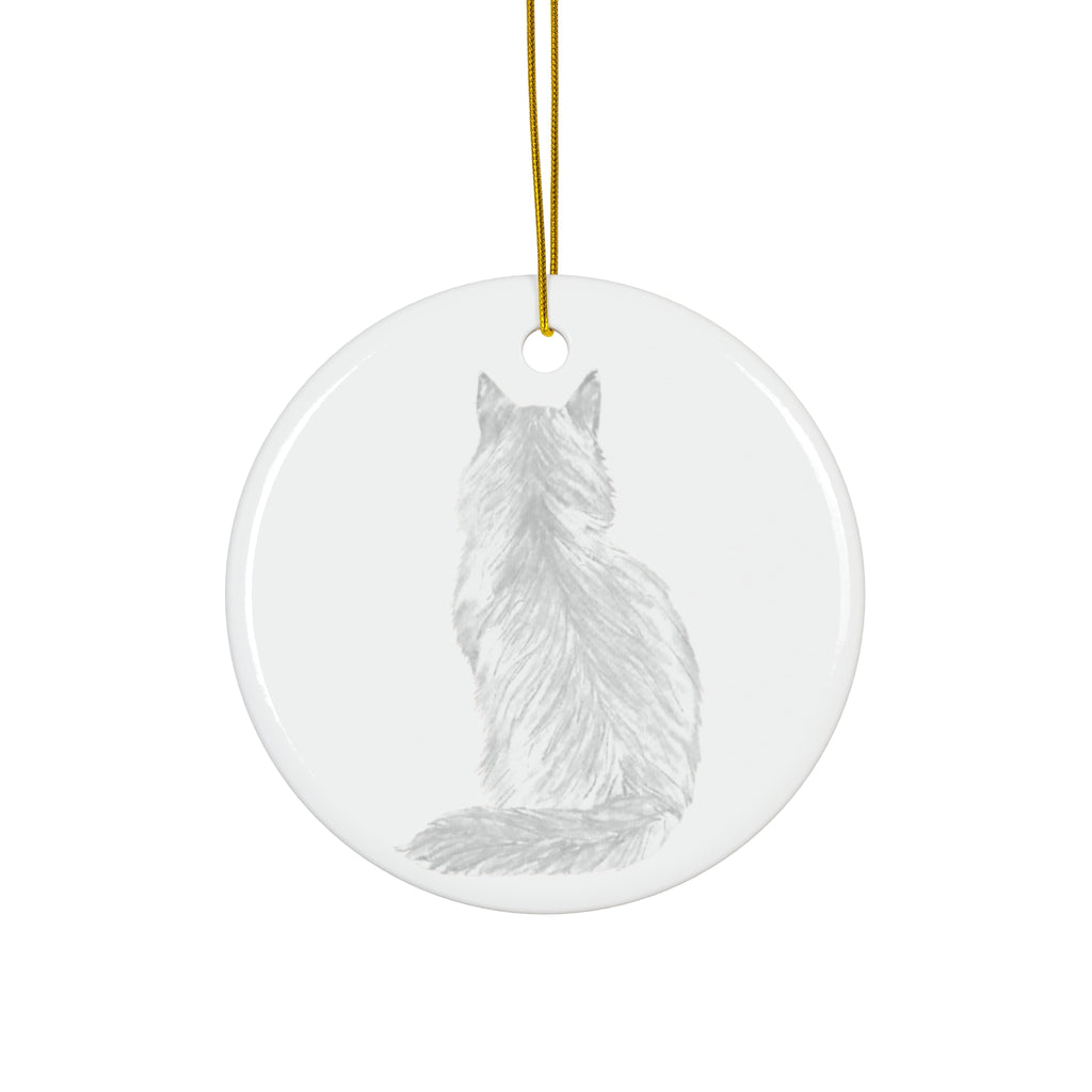 Cat Ceramic Ornament      Item #6472699 - Buckshot's Bargain Barn