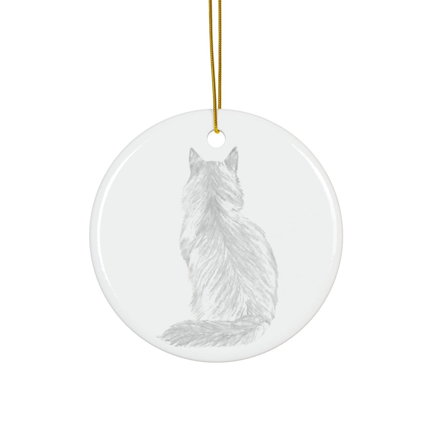 Cat Ceramic Ornament      Item #6472699