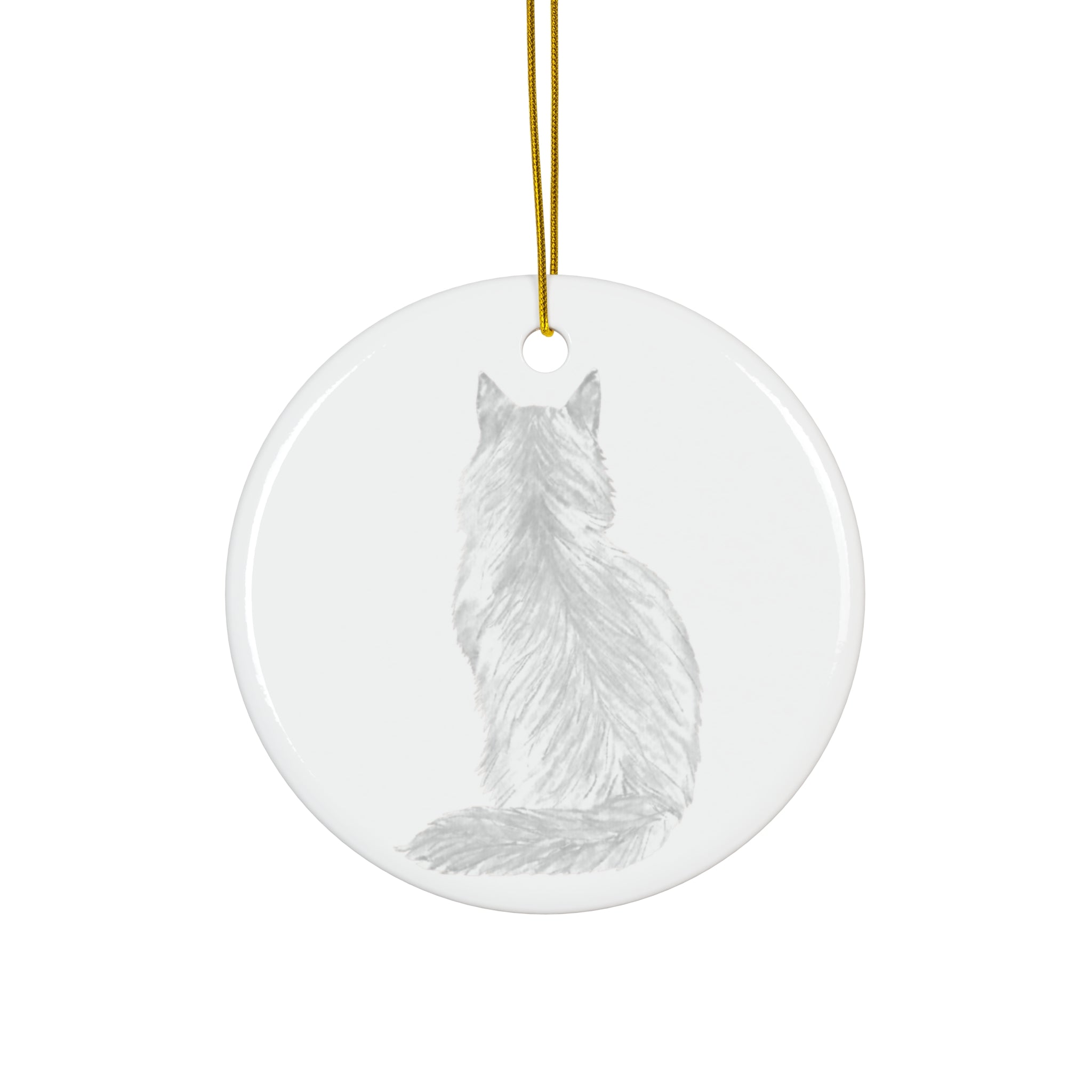 Cat Ceramic Ornament      Item #6472699 - Buckshot's Bargain Barn