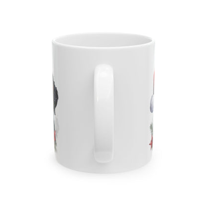 Christmas Dog Ceramic Mug  11oz  Item #9342