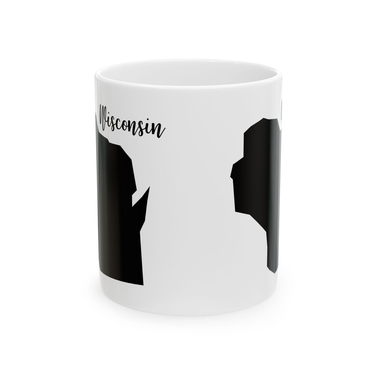 Wisconsin State Silhouette Ceramic Mug – 11oz    Item #621224