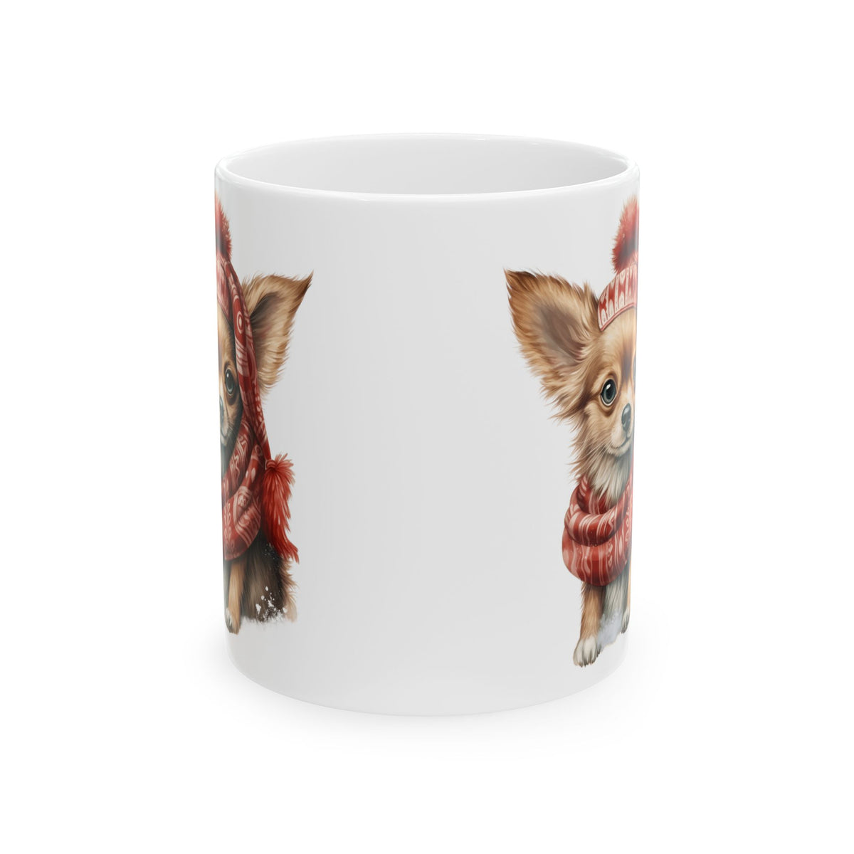 Cute Chihuahua Christmas Mug  11oz  Item #56466