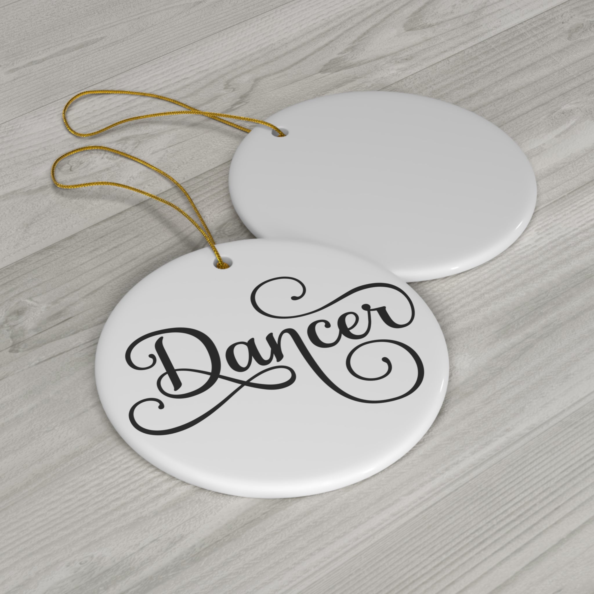 Dancer Ceramic Disc Ornament          Item #7444216 - Buckshot's Bargain Barn