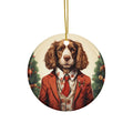Dog Ceramic Disc Ornament        Item #2651021