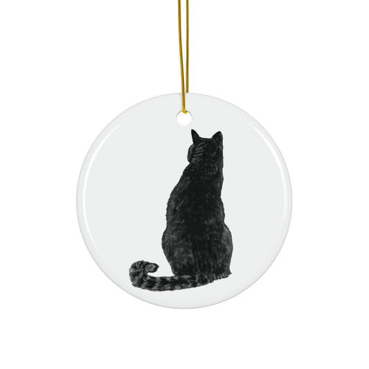 Cat Ceramic Ornament         Item #3652233