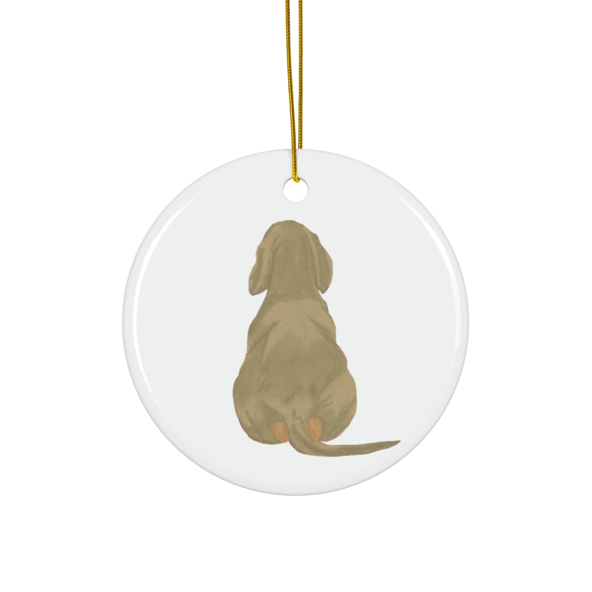 Dog Ceramic Disc Ornament          Item #3112787