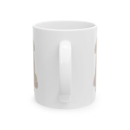 Dog Silhouette Mug – Back View Ceramic Coffee Cup 11oz    Item #658399