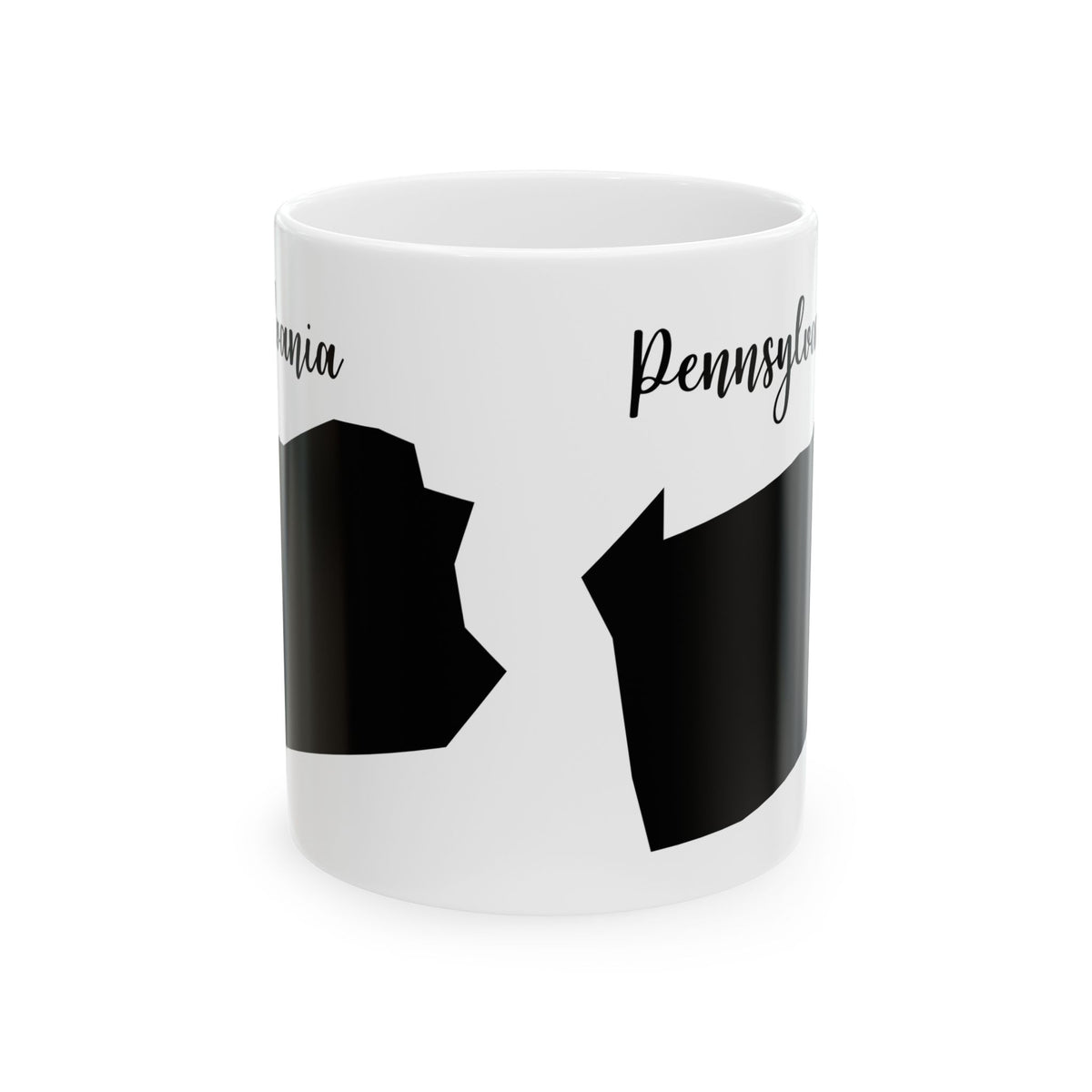 Pennsylvania State Silhouette Ceramic Mug – 11oz    Item #753224