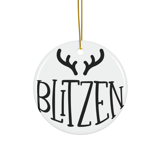 Ceramic Ornament - Blitzen     Item #369897