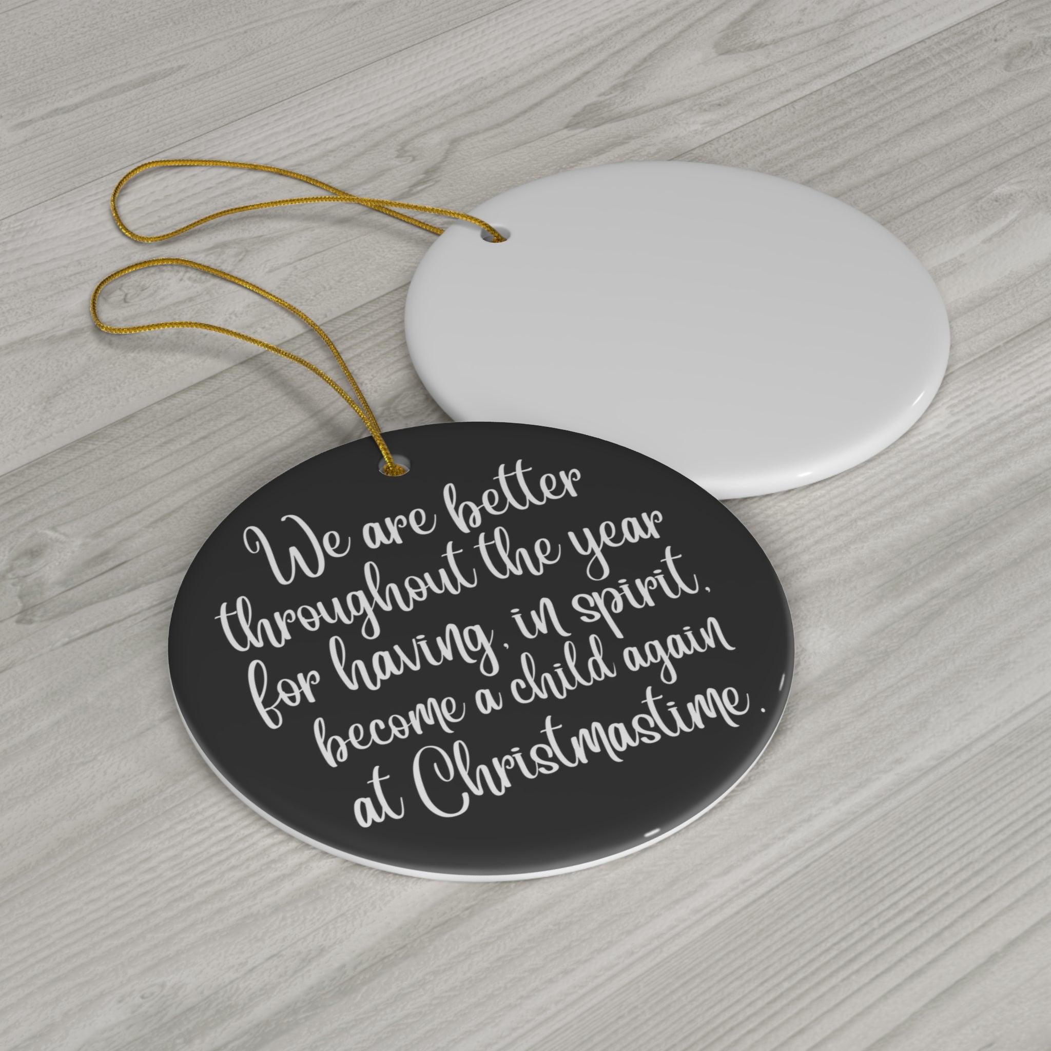 We Are Better Ceramic Disc Ornament              Item #5152199