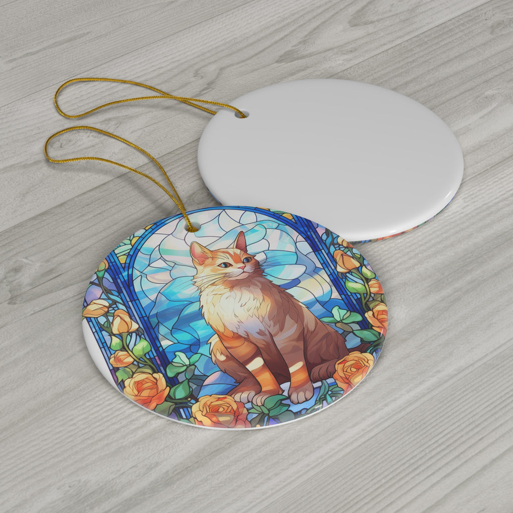 Cat Ceramic Ornament          Item #1150156 - Buckshot's Bargain Barn
