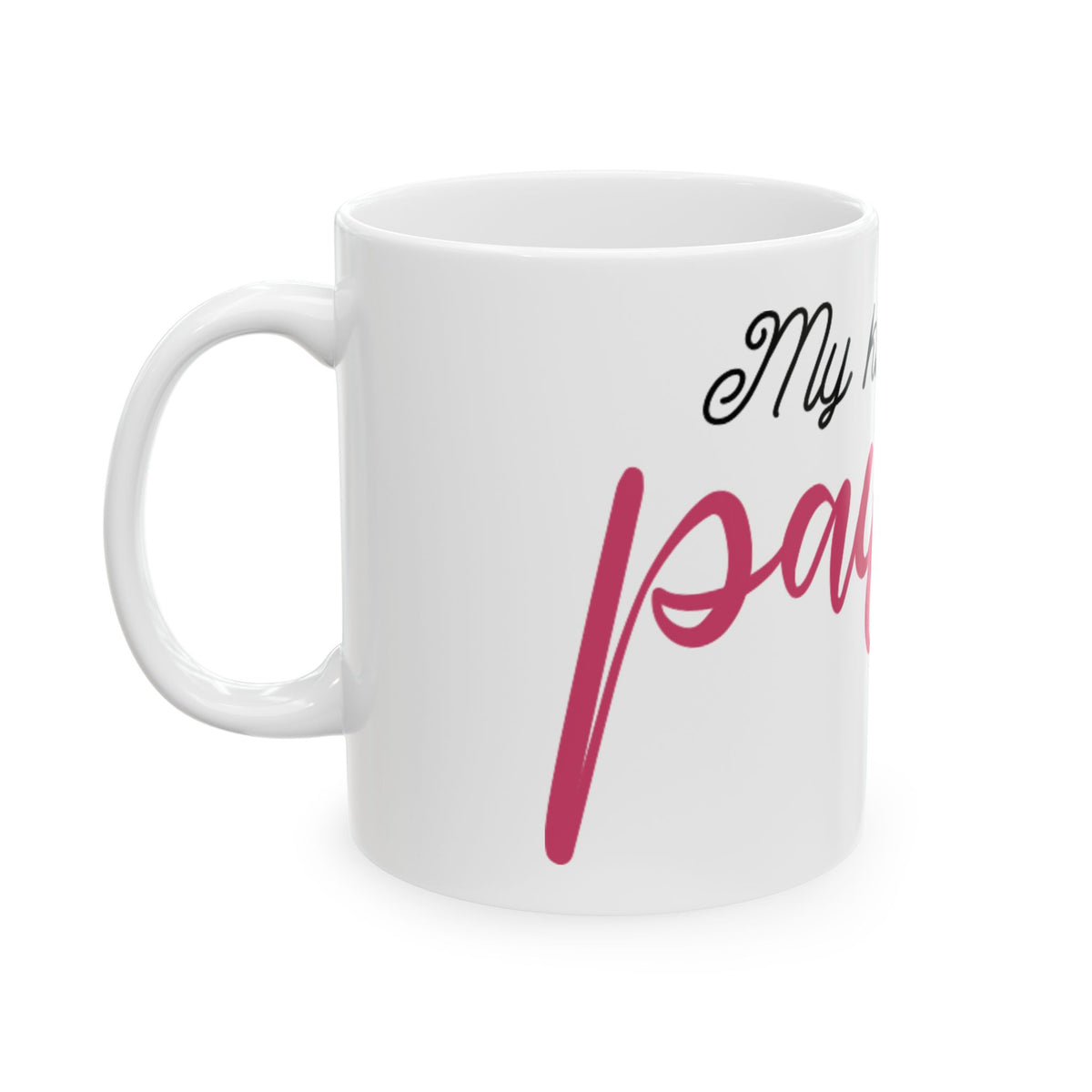 Ceramic Mug — "My kids have paws" Pet Lover Coffee Cup 11oz    Item #968944