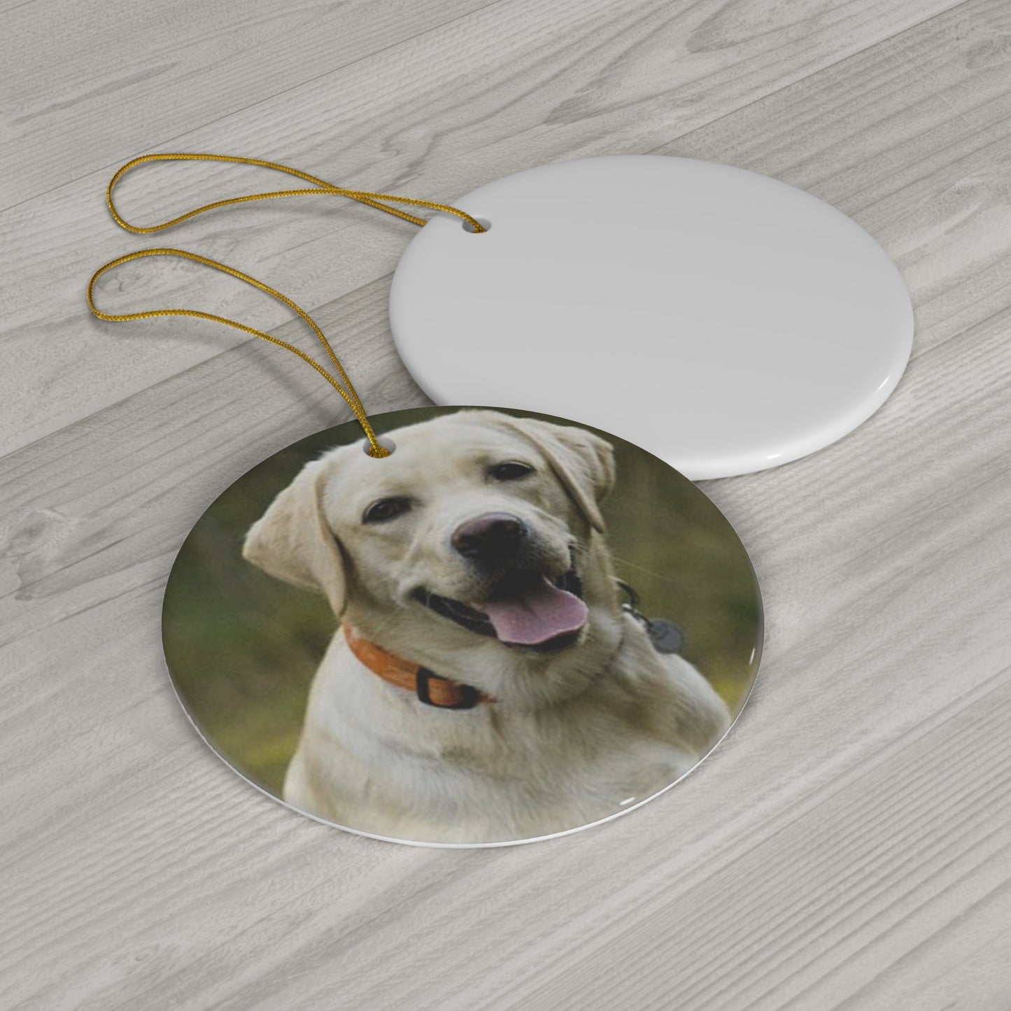 Labrador Retriever Ceramic Disc Ornament         Item #4191696