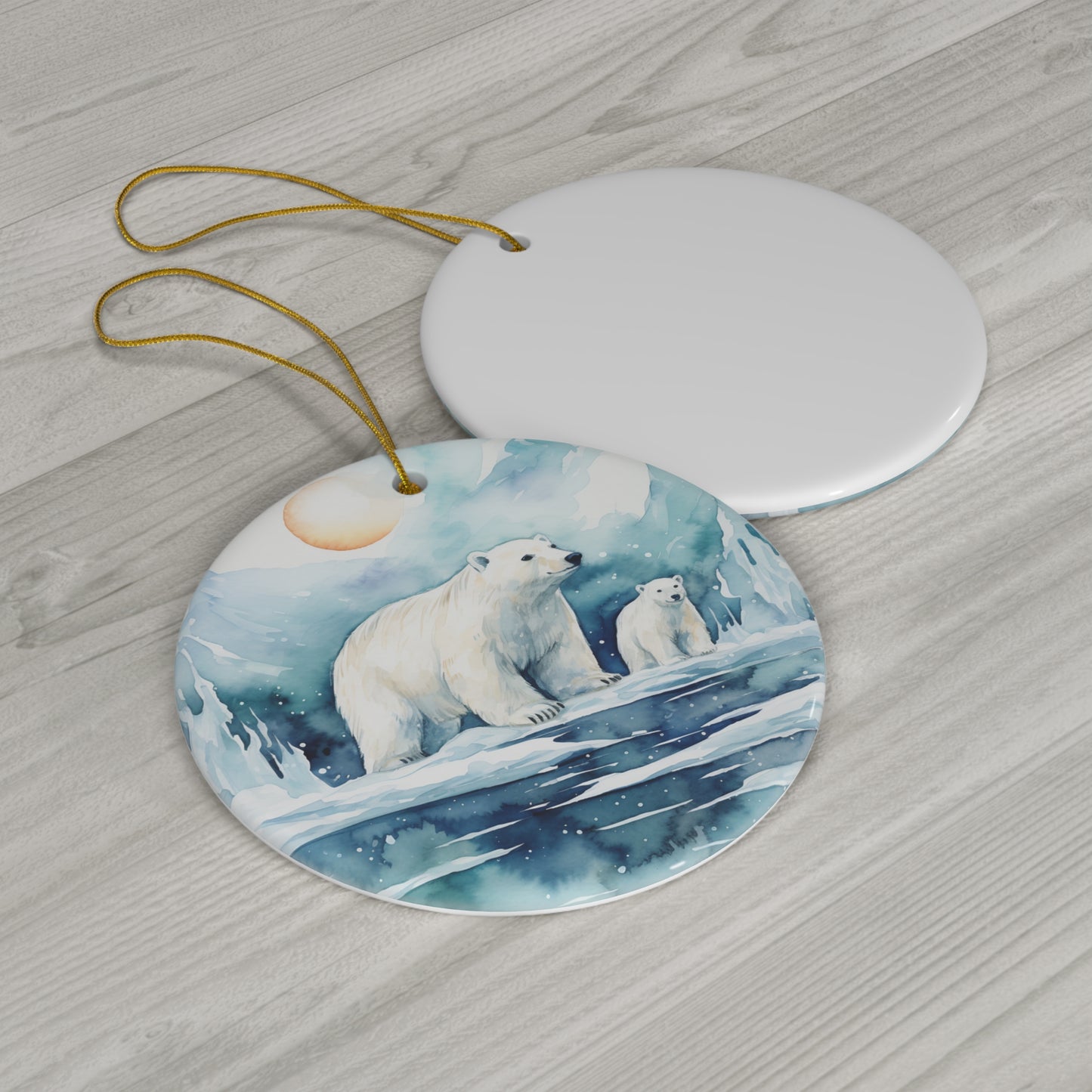 Ceramic Ornament - Polar Bear     Item #1023703