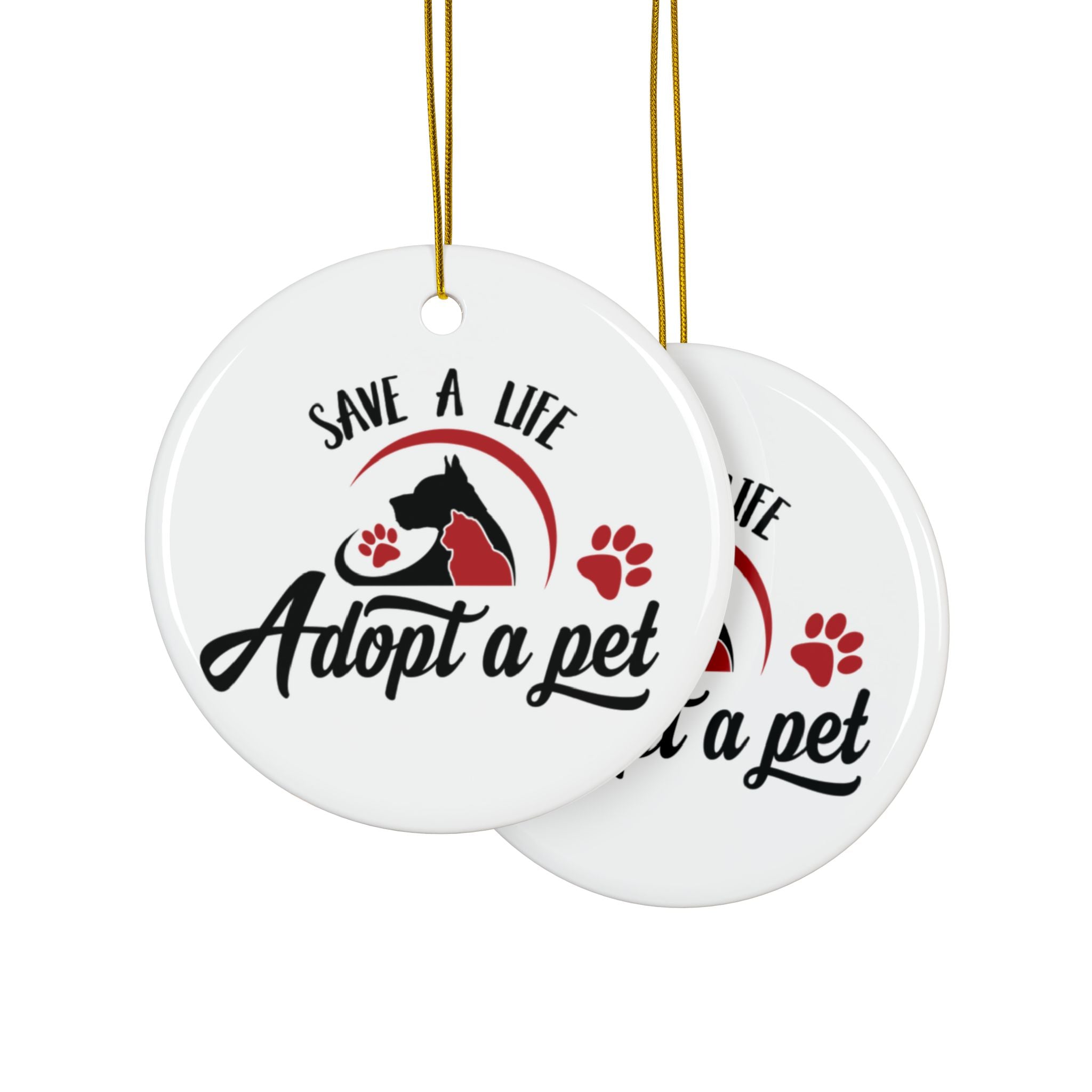 Adopt A Pet Ceramic Ornament      Item #6563565