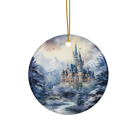 Ceramic Ornament - Christmas Scene       Item #7220932