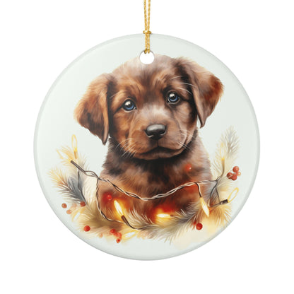 Adorable Puppy Christmas Ornament   Item #478816