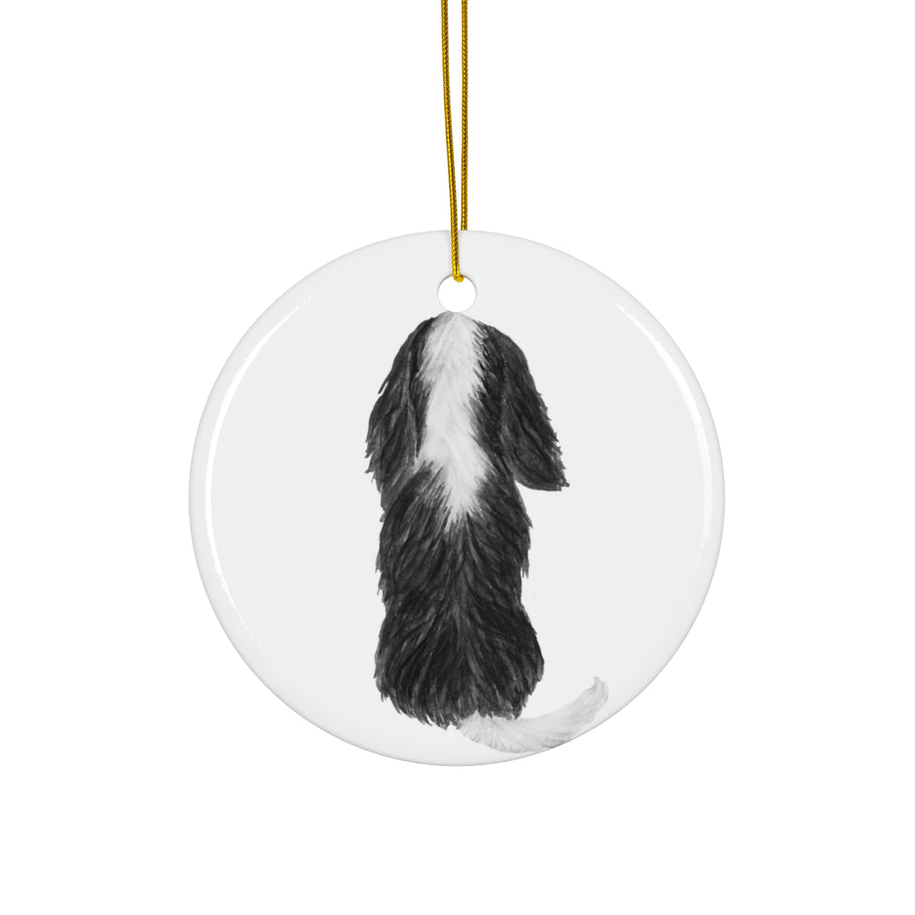 Dog Ceramic Disc Ornament        Item #6843309