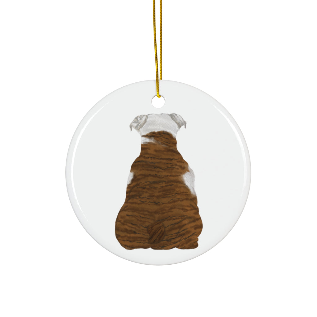 Dog Ceramic Disc Ornament           Item #70607