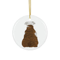Dog Ceramic Disc Ornament           Item #70607