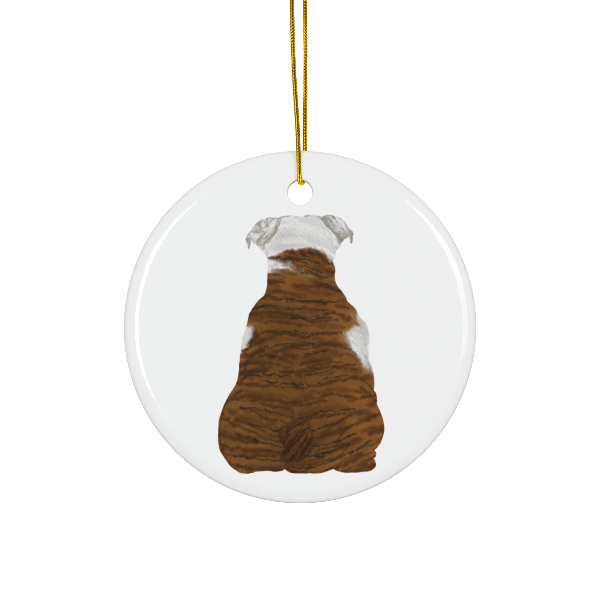 Dog Ceramic Disc Ornament           Item #70607