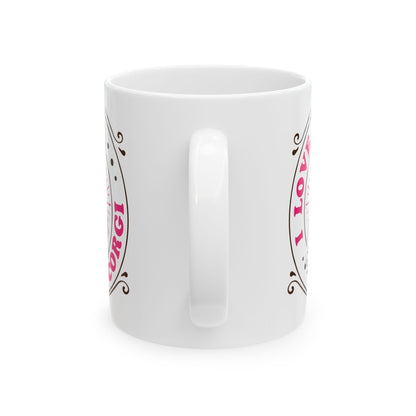 I Love My Corgi Ceramic Mug — Pet Coffee Cup 11oz   Item #401116