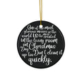 One Of The Most Glorious Ceramic Disc Ornament      Item #615526