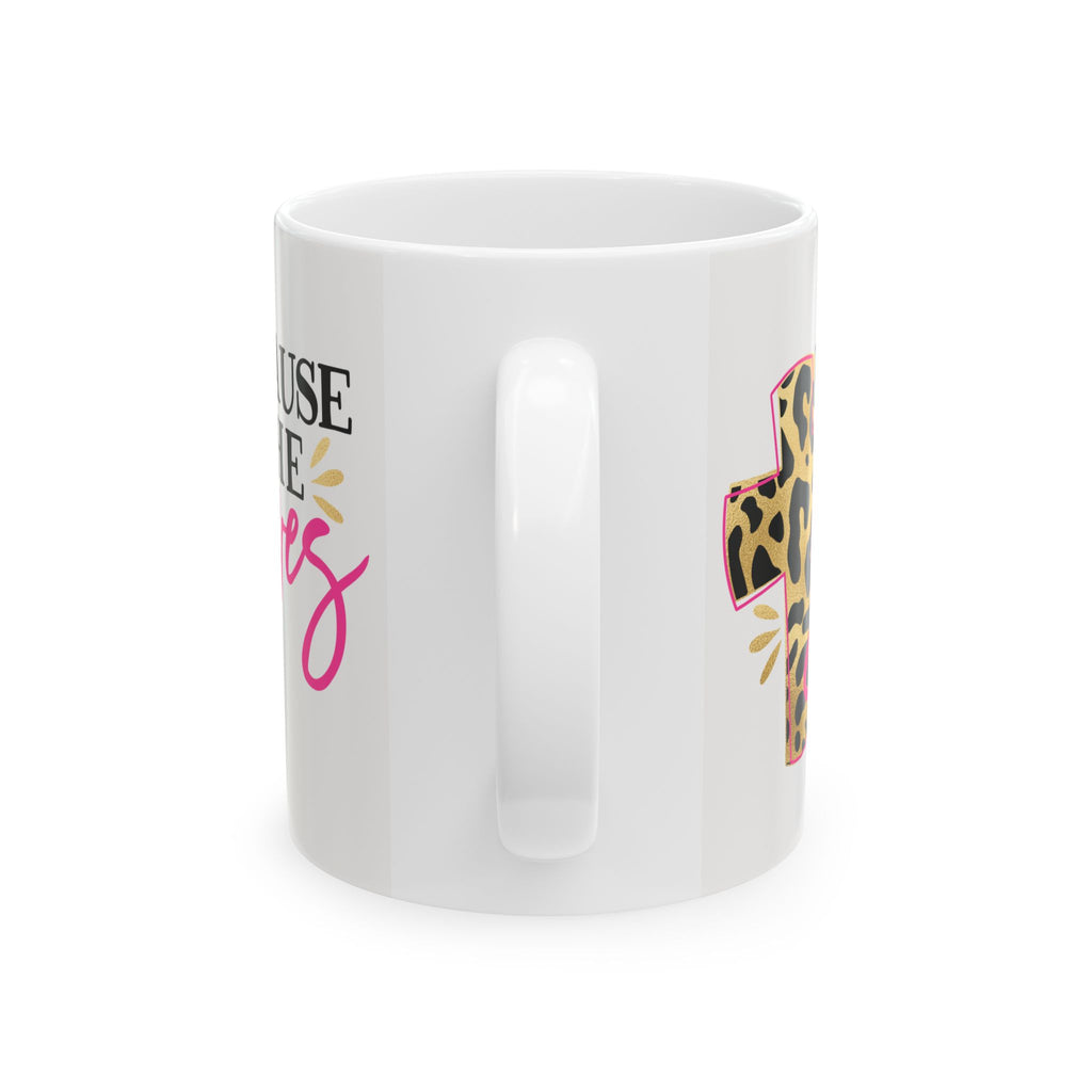 Because He Lives Ceramic Mug — Christmas Coffee Cup 11oz   Item #196265