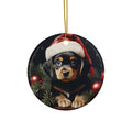 Dog Ceramic Disc Ornament             Item #7591719