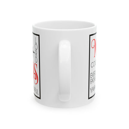 Merry Christmas With Cross Ceramic Mug 11oz    Item #230344